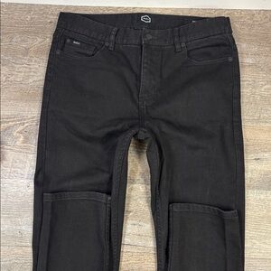 RVCA “Hexed” Slim Fit Tapered Jeans – Black Wash – Size 34